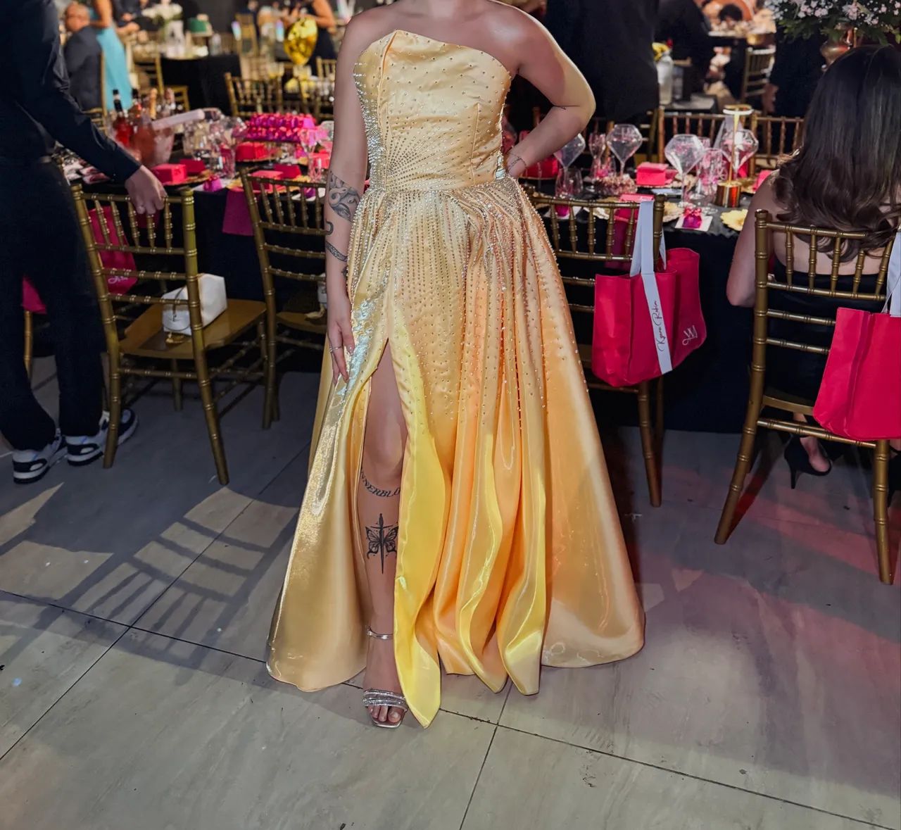 Vestido amarelo formatura  - Foto 2
