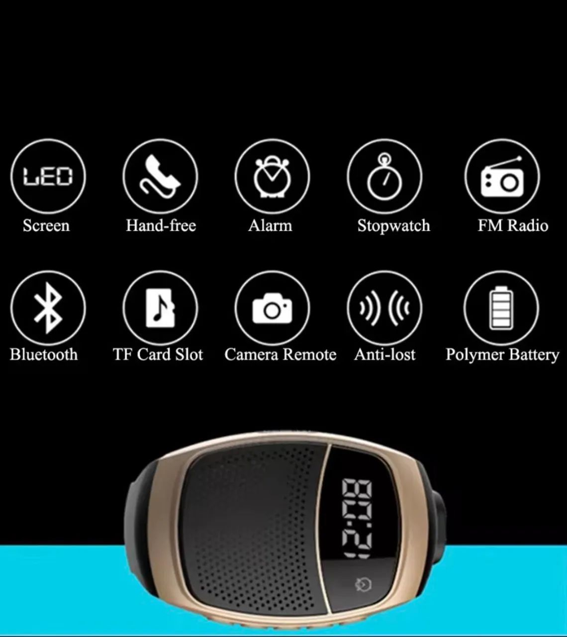 Relógio rádio FM com Bluetooth  - Foto 5