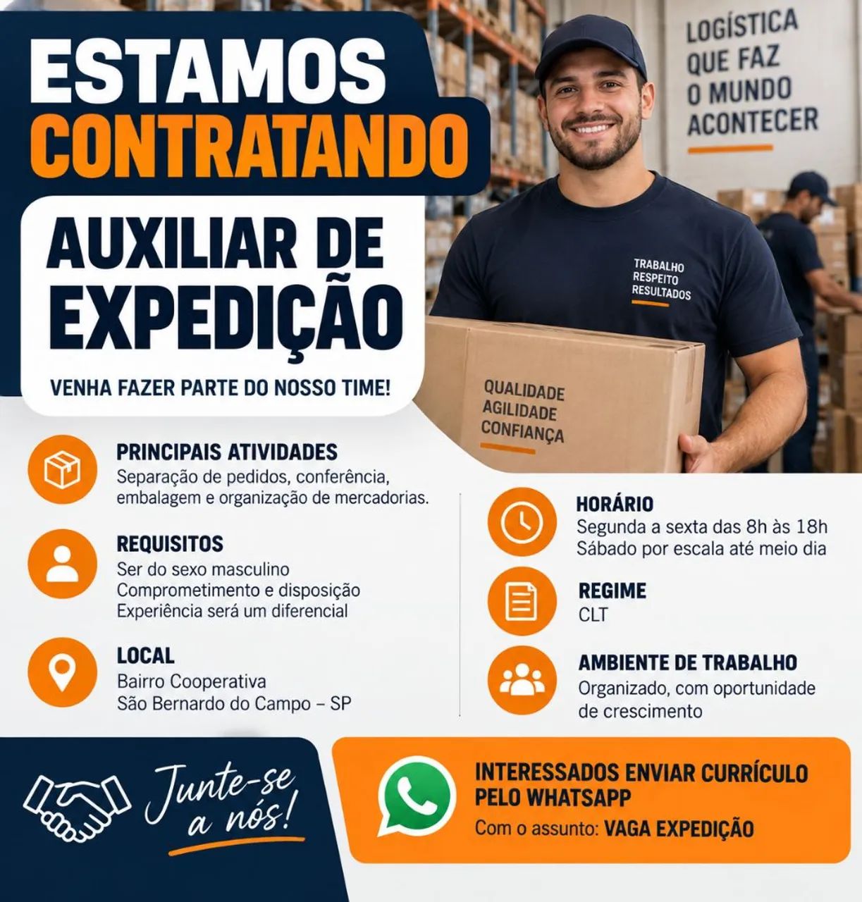 Vaga em expedição 