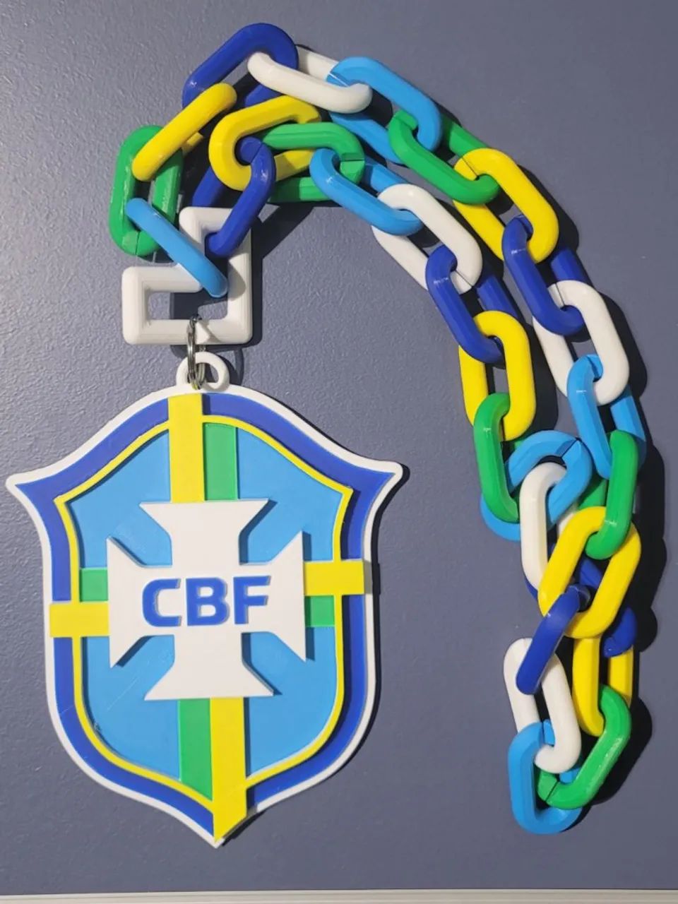 Chaveiro da logo do Brasil 