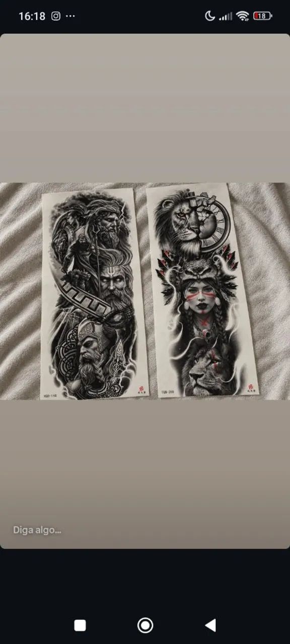Tatuagens temporárias 