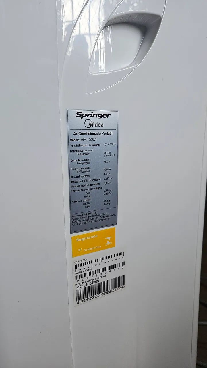 Zerado! Midea MPPA-12CRV1 12000 btus - Foto 5