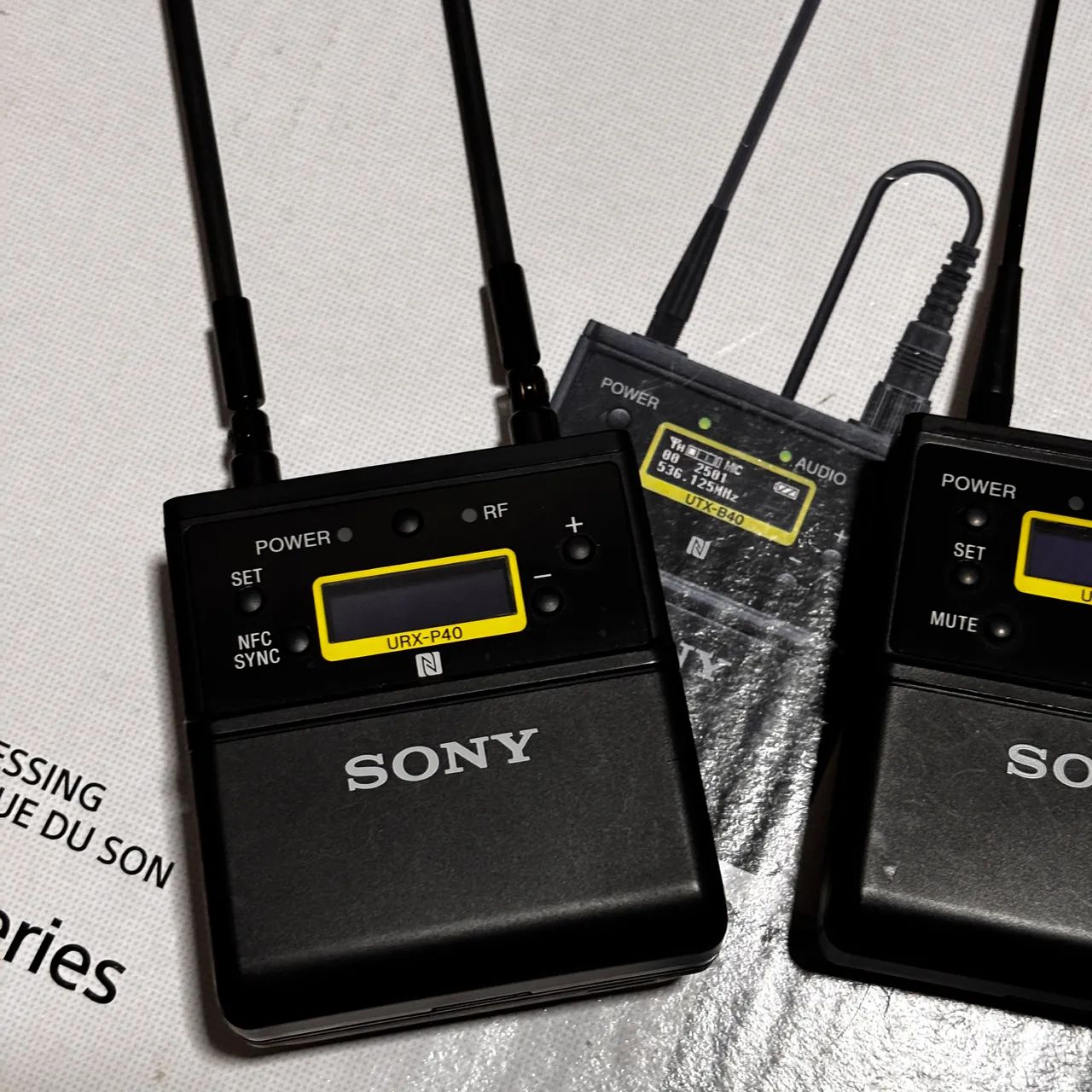 Mic lapela sem fio Sony UWP- D21 - Foto 2