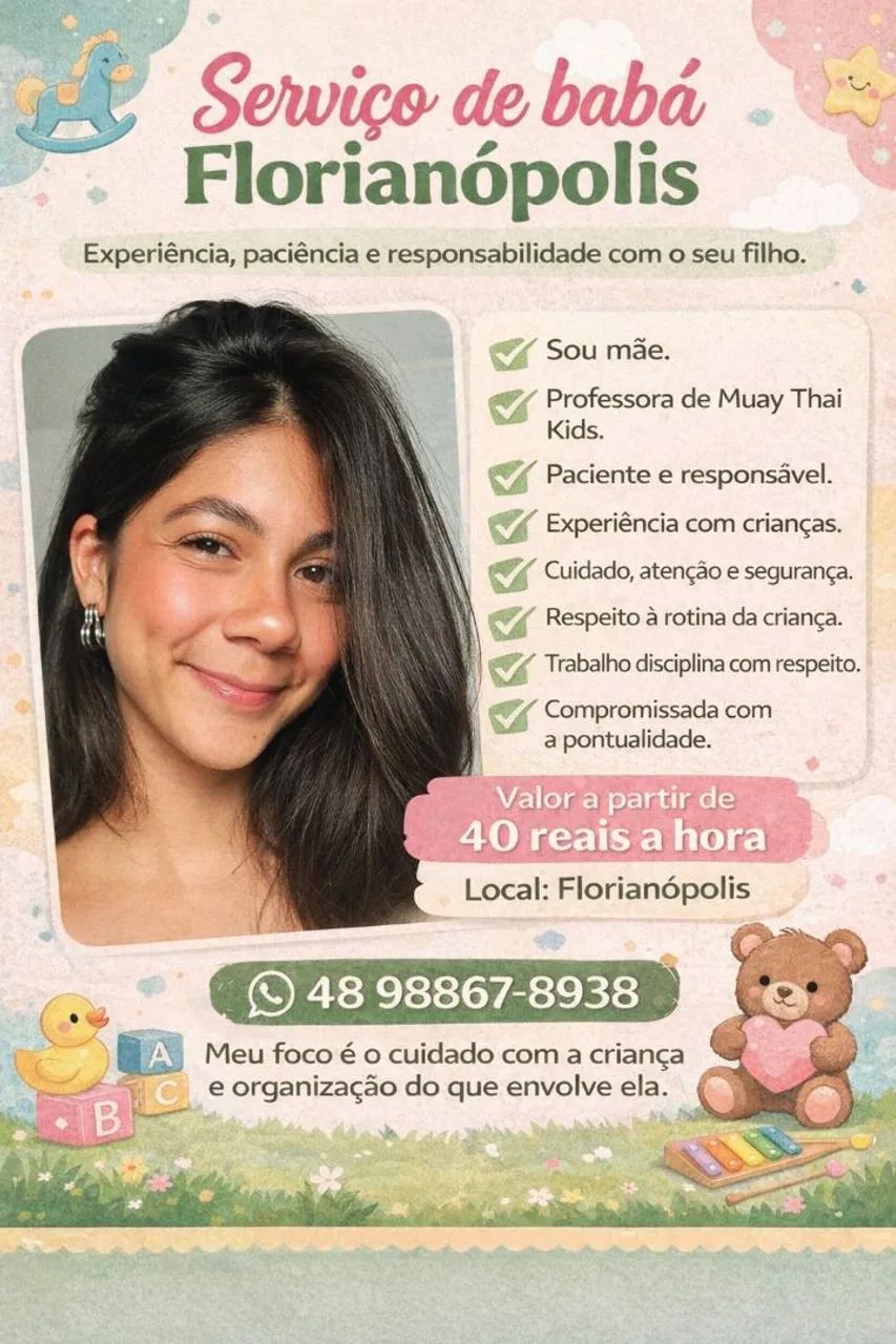 Serviço de babá em Florianópolis 