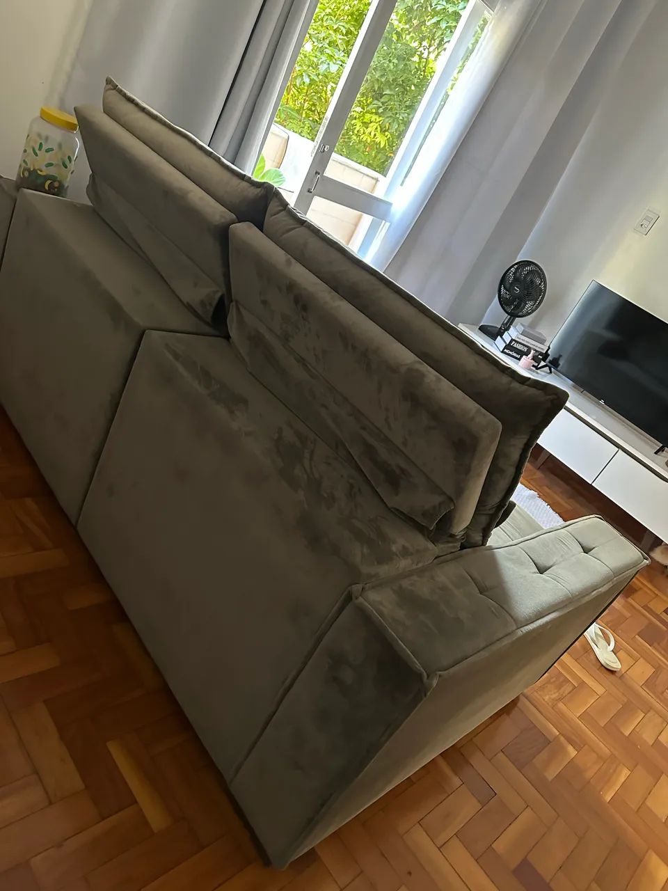 Sofá retrátil 3 lugares  - Foto 5
