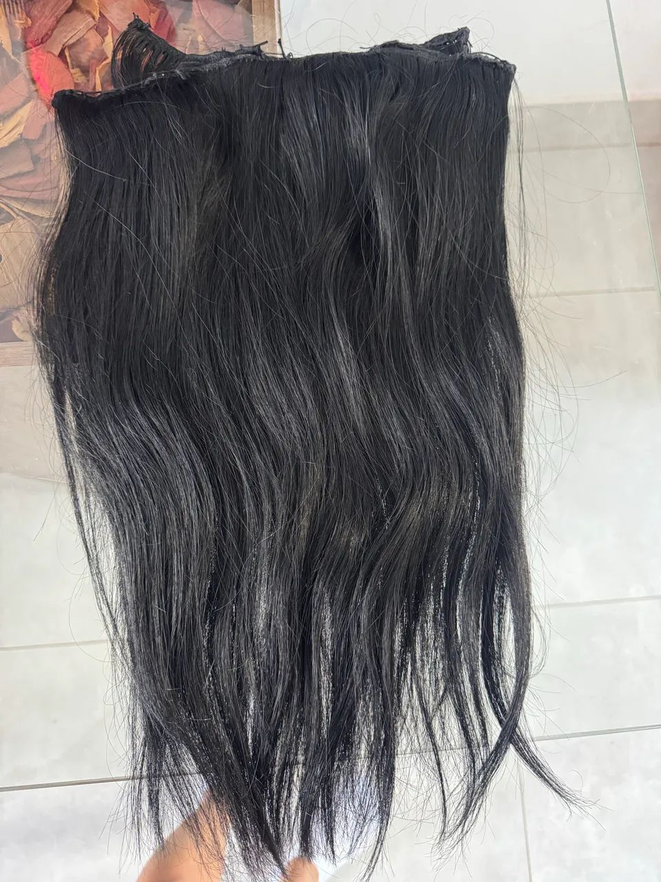 Cabelo brasileiro 190 grama 45cm  - Foto 2