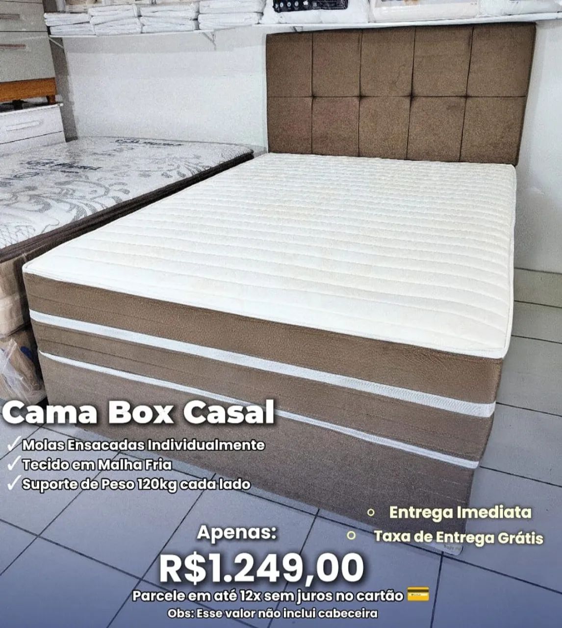 Cama Box Casal 