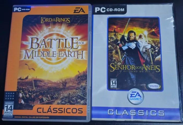 Jogos e capas na caixa