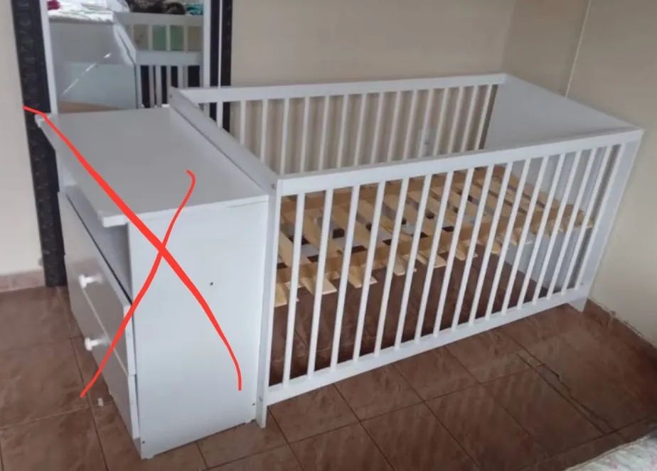 berço americano com Colchão  - Foto 4