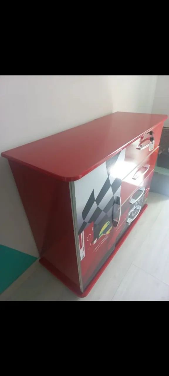 Cama carro com comoda - Foto 4