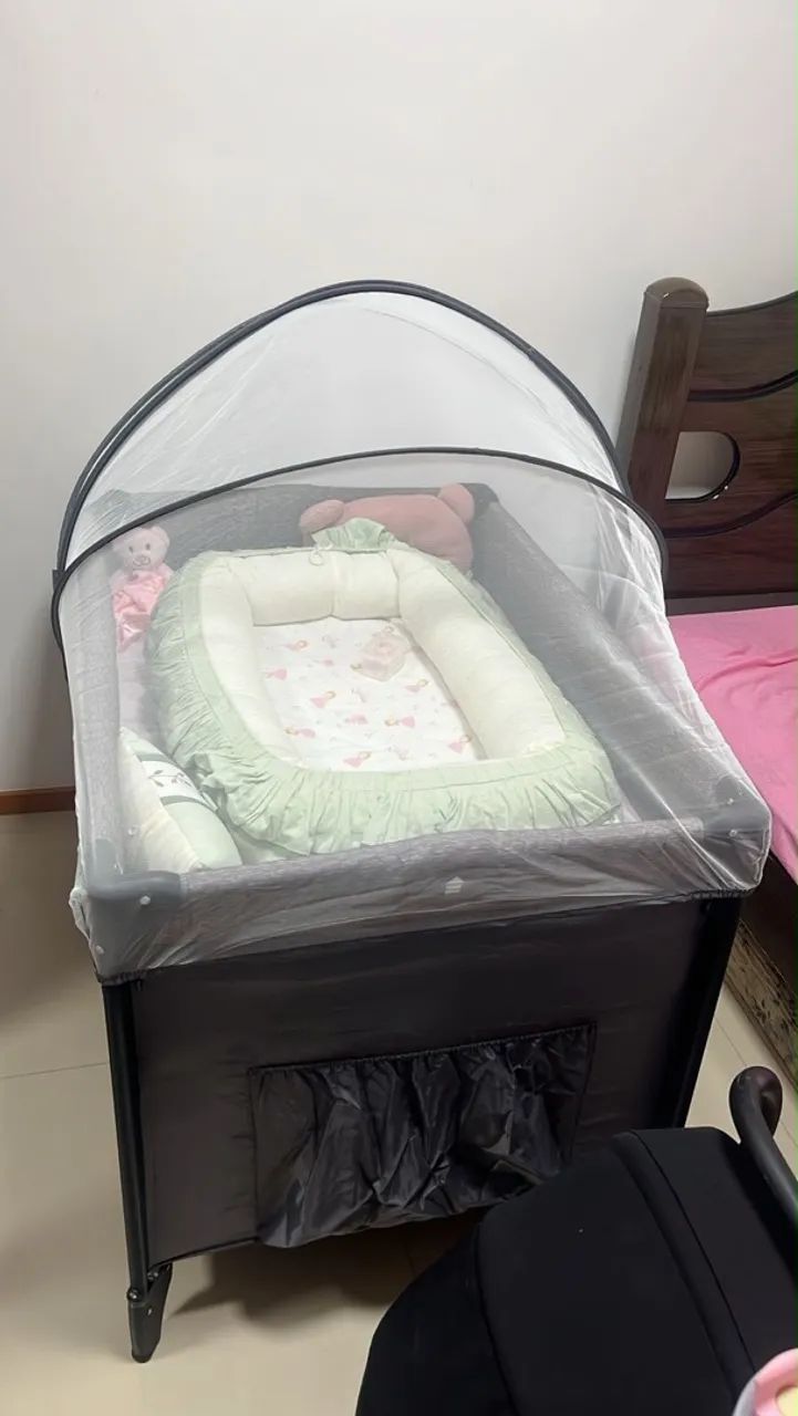 BERÇO COM COLCHÃO