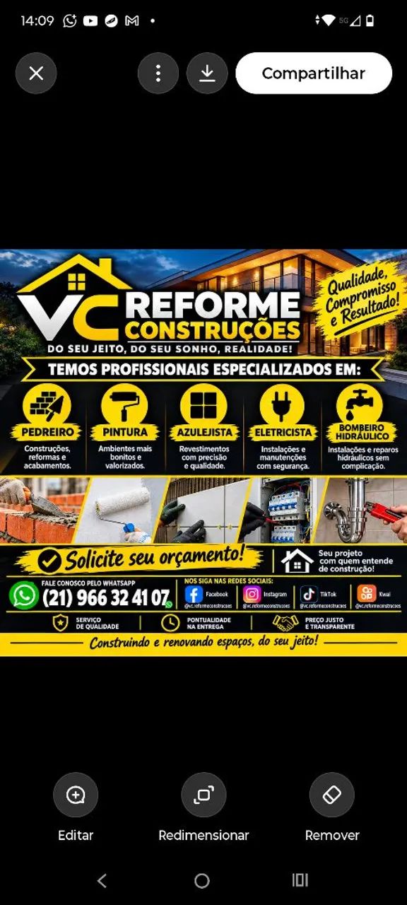 V.c reformas e construções 