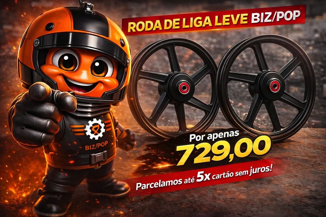 RODA DE LIGA LEVE BIZ/POP