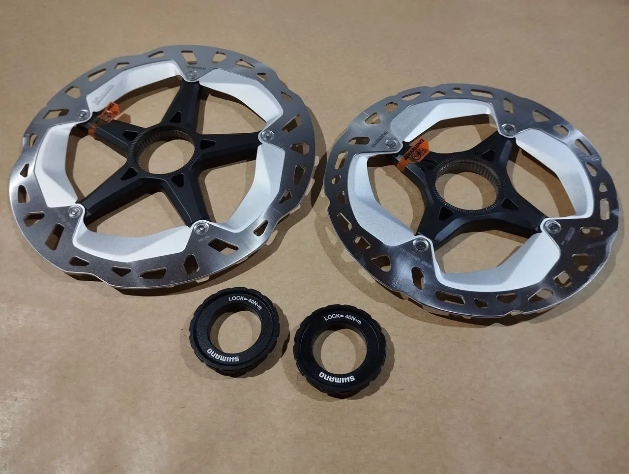 Par de discos Shimano xt Japan RT-MT800 Ice tech 180 e 160mm MTB