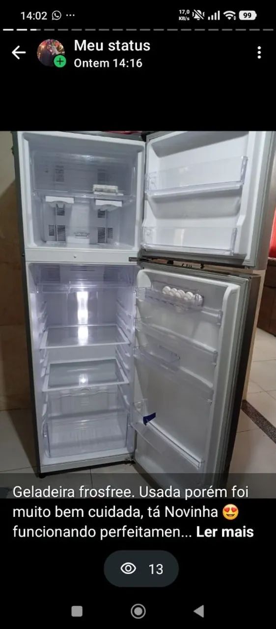 Vendo geladeira em estado de nova  - Foto 5