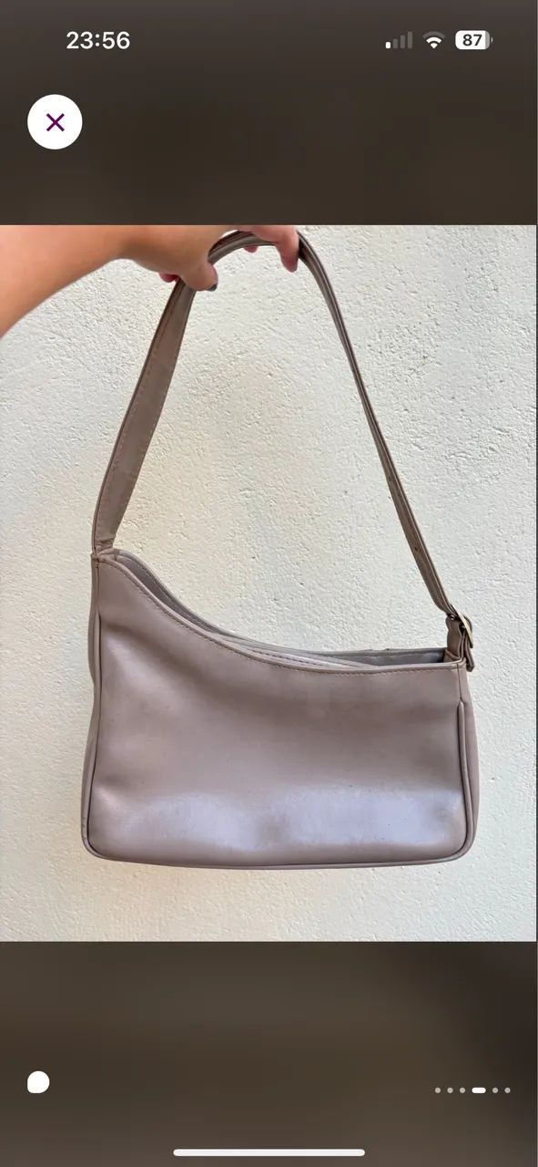 bolsa de ombro smartbag vintage bege - Foto 4