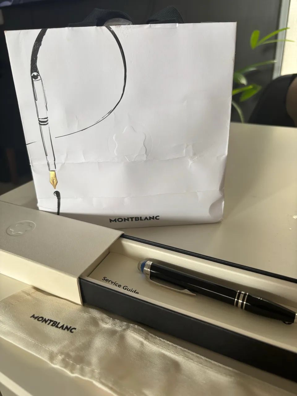 Caneta Montblanc Original Meisterstück Preta com Caixa Completa - Foto 2