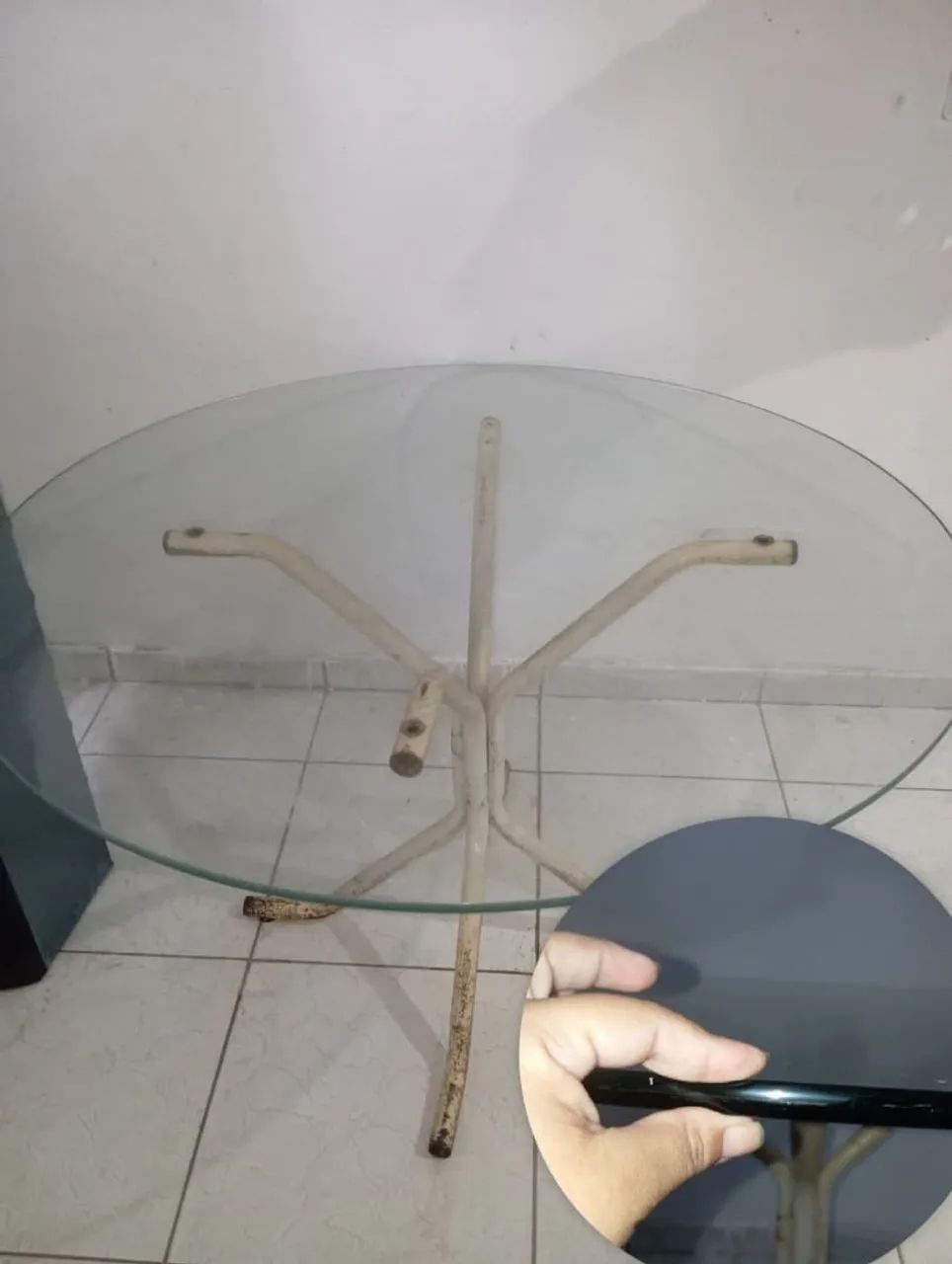 Mesa de vidro 