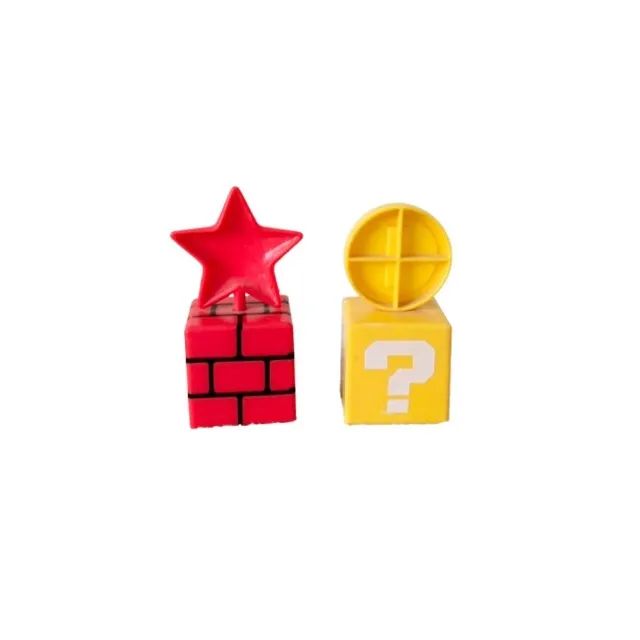 Kit 2 Bonecos Super Mario World Estrela e Moeda Mcdonald's - Foto 2
