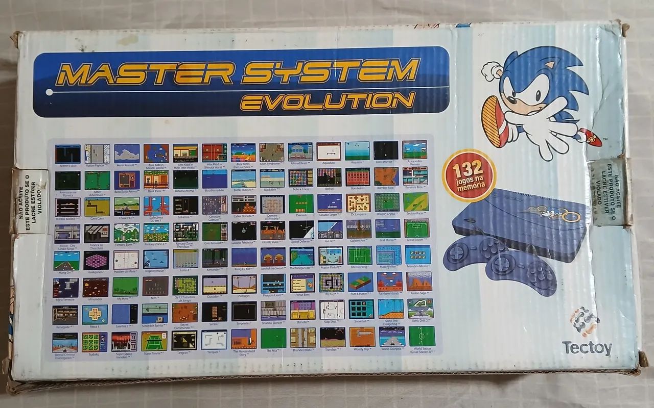 MASTER SYSTEM EVOLUTION TEC TOY SEGA 132 JOGOS NA MEMÓRIA  - Foto 4