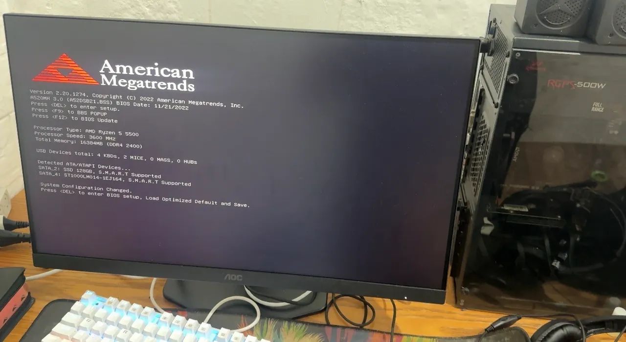 MONITOR AOC 180HZ - NOVO