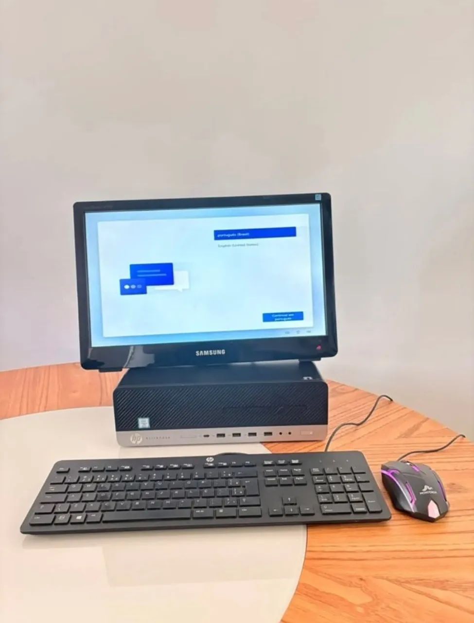 HP EliteDesk 800 G4 i5-8500 | 8GB RAM | NVMe 256GB + Monitor