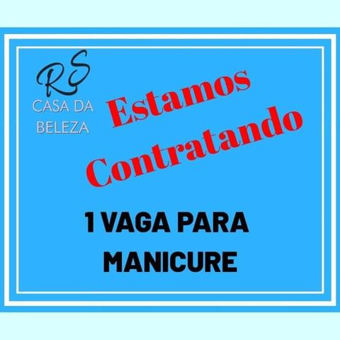 Contrata-se manicure