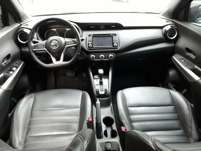 Kicks sv 1.6 flex 2018 ipva pago, gnv injetado, couro, multimídia - Foto 8