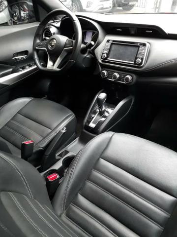 Kicks sv 1.6 flex 2018 ipva pago, gnv injetado, couro, multimídia - Foto 10
