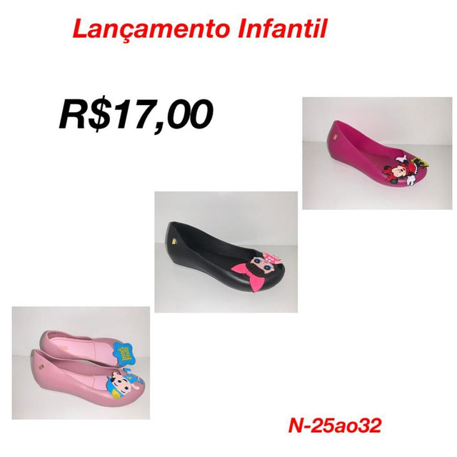 sapatilha infantil no atacado