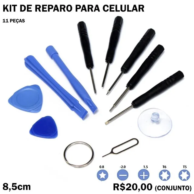 Kit de Reparo para Celular - 11 Peças