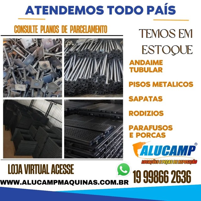 Vendas Andaimes e acessórios Novos