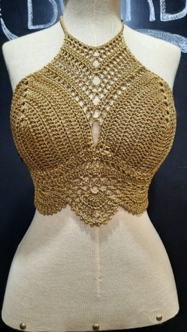 Cropped de crochê  - Foto 2