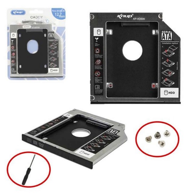 Adaptador Caddy De 12.7mm Bandeja Interna - Foto 2