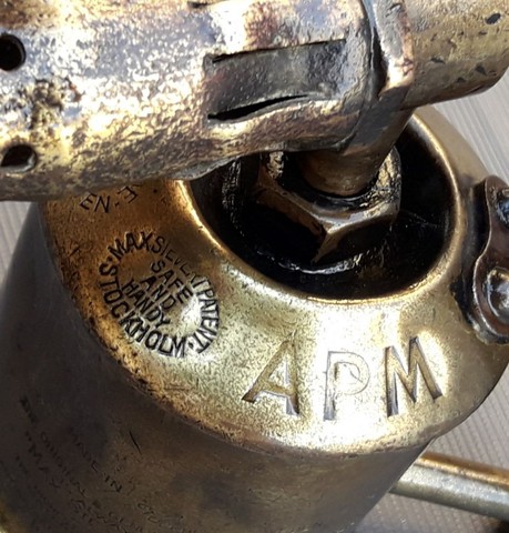 Maçarico Antigo - <br>Para  coleção <br>Made in Sweden. - Foto 5