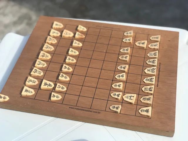 Placa de dobramento & conjunto de peças de plástico completo shogi xadrez  japonês - AliExpress