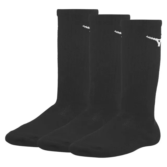 Kit 3 Meias Mizuno Cano Alto preto ou branca