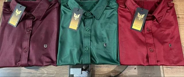 Camisas Manga Longa Cirrê  - Foto 2