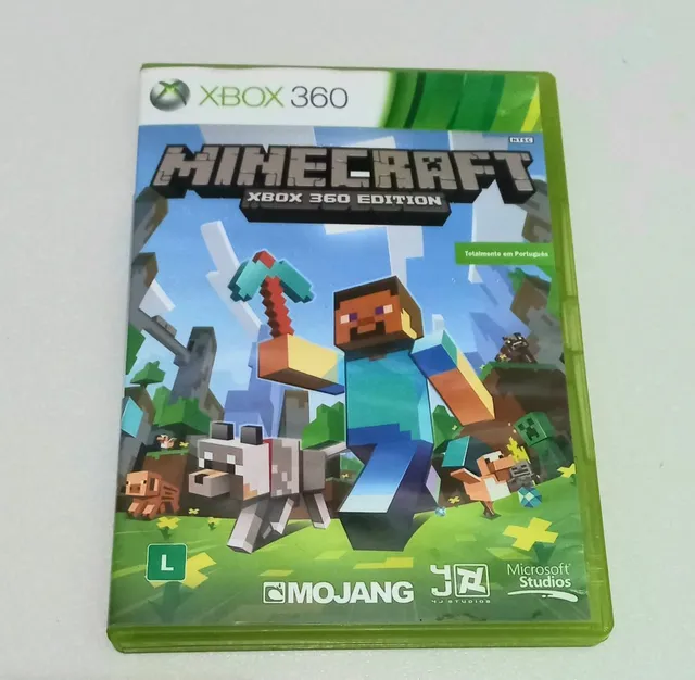 Minecraft Xbox 360 Game Original Bloqueado Mídia Física (cd