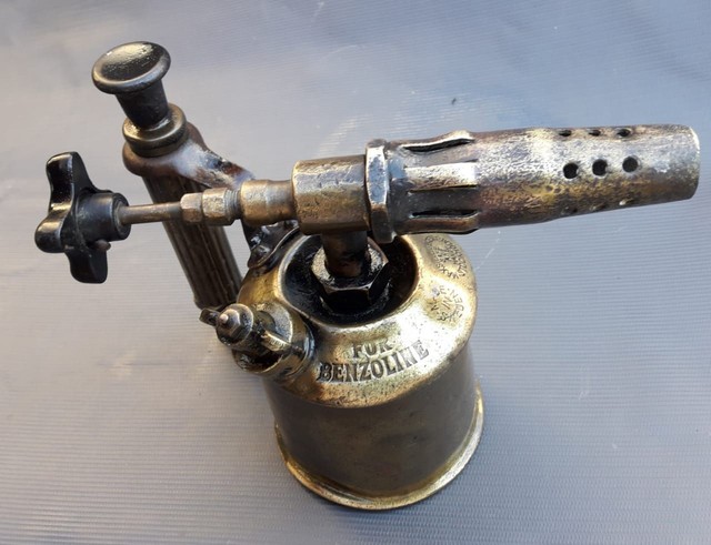 Maçarico Antigo - <br>Para  coleção <br>Made in Sweden.