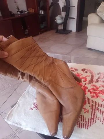Bota cano longo couro legítimo  - Foto 2