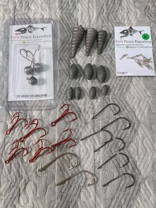 Itens de pesca novos - Foto 6