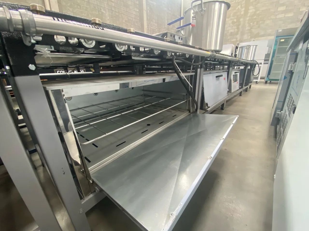 FOGÃO 6 BOCAS ALTA PRESSÃO STORI PREMIUM M19 COM SUPER FORNO P6,5 - METALMAQ  - Foto 2