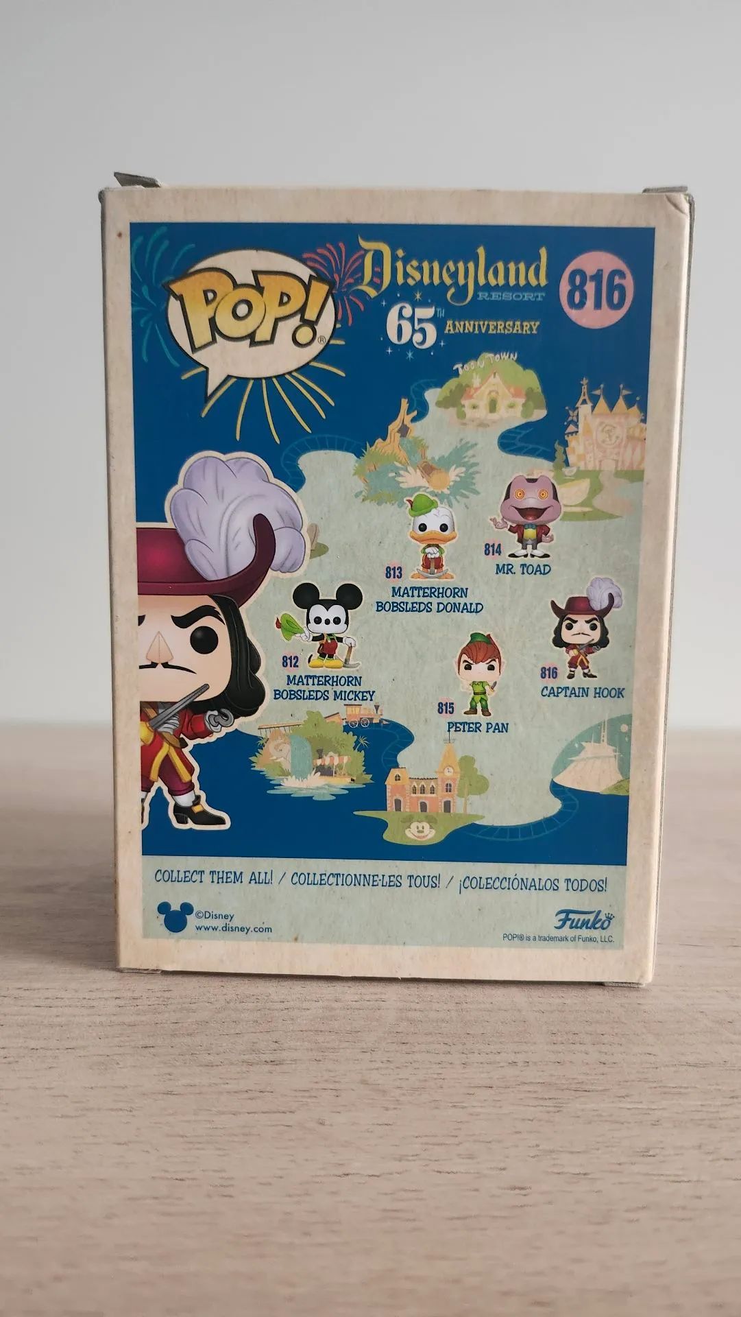 Funko Pop Captain Hook Disneyland 65º Aniversário - Foto 5