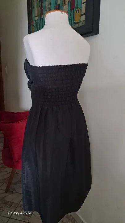 Vestido*Eclipse lunar p bojo e lastec nas costas - Foto 4