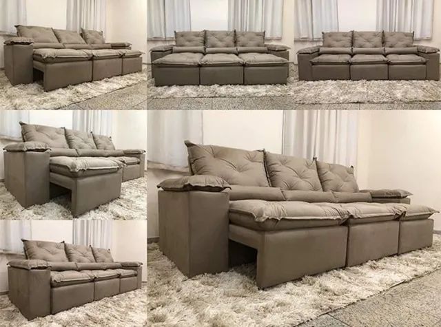 Sala sofá retrátil e reclinavel de 270 cm  - Foto 2