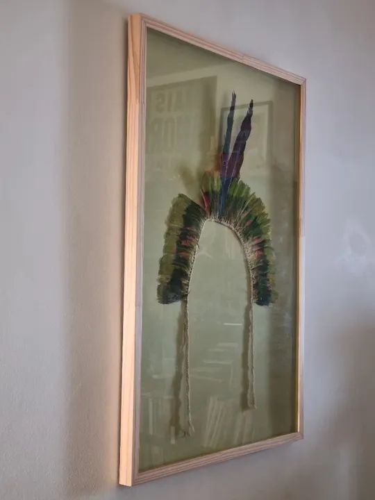 Quadro Cocar Indígena Original... - Foto 3