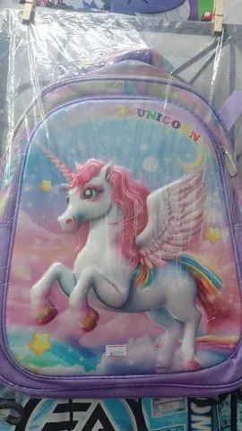 Mochila infantil vários temas 