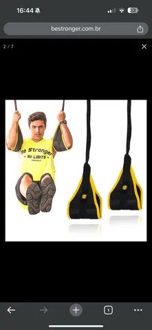 TIPÓIA P/ EXERCÍCIO ABDOMINAL - SUSPENSÃO - FUNCIONAL - TRX