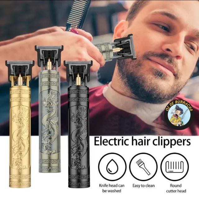 Máquina de cortar cabelo recarregável 